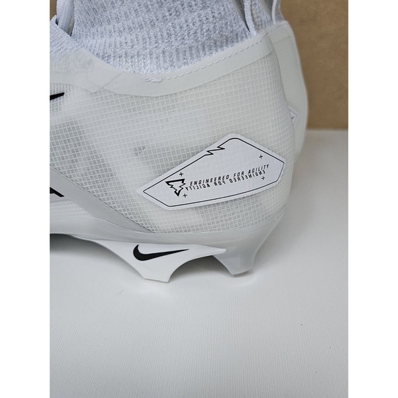 Size 10 Men\'s Nike Alpha Menace Elite 3 Football Cleats Pure Platinum CT6648-109 main image 12